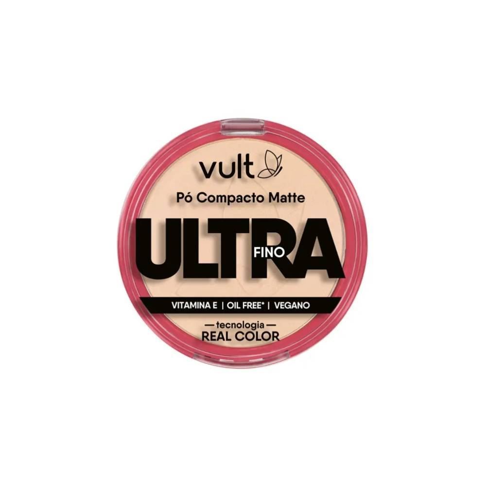 Pó Compacto Matte Ultrafino V400 Vult - 9g