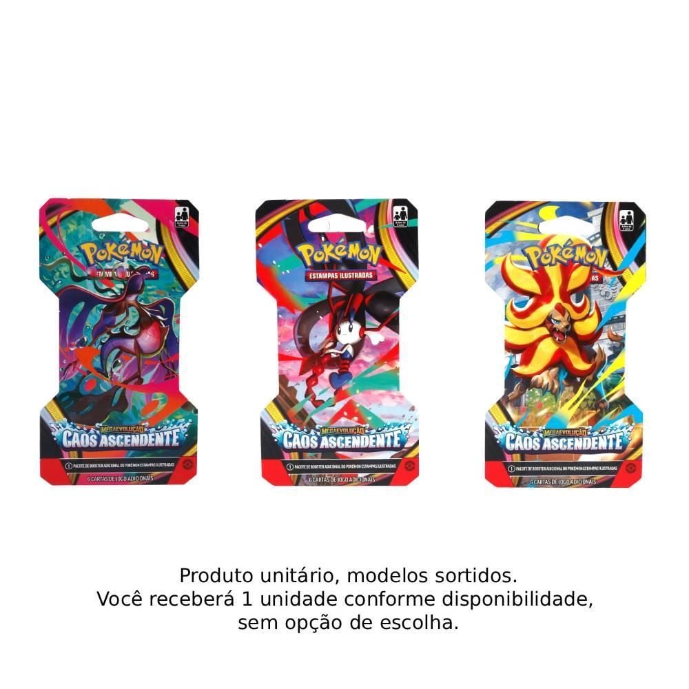 Pokémon Blister Unitário Caos Ascendente Copag - Sortido