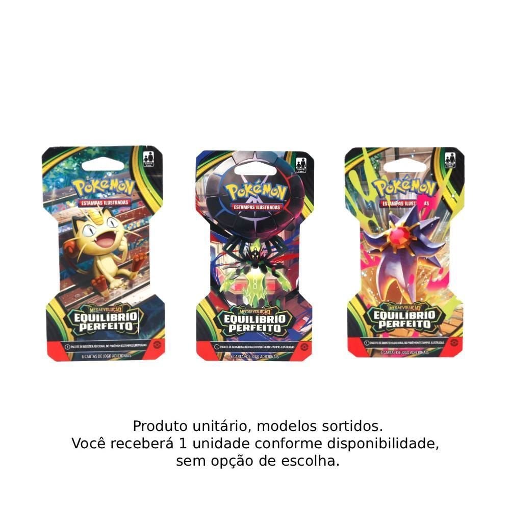 Pokémon Blister Unitário Equilibrio Perfeito Copag - Sortido