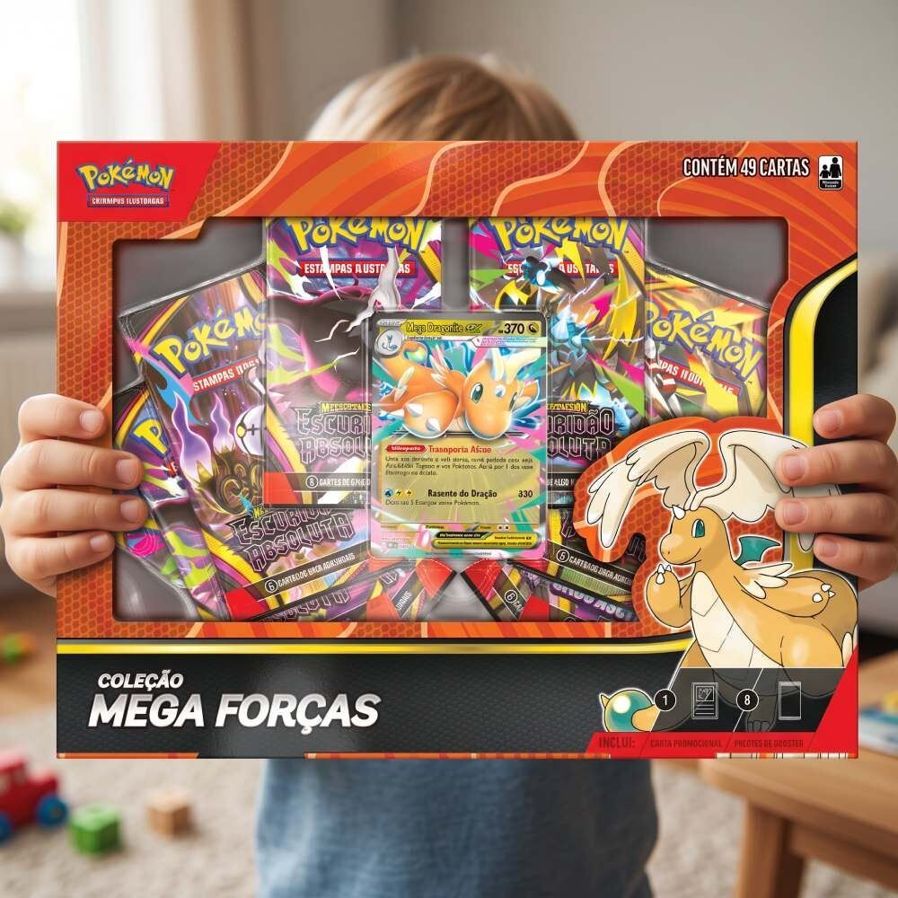 Pokémon Box Mega Forças Copag - Sortido
