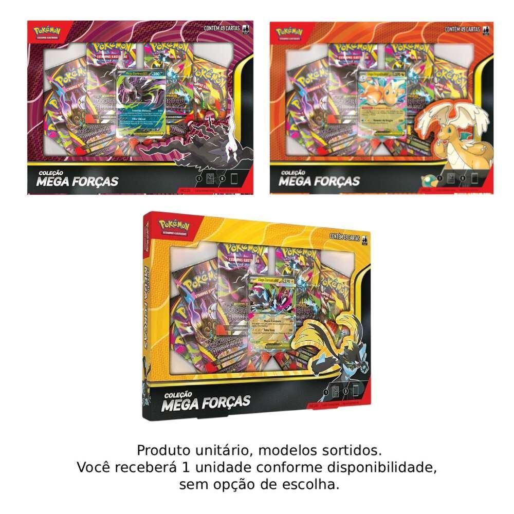 Pokémon Box Mega Forças Copag - Sortido