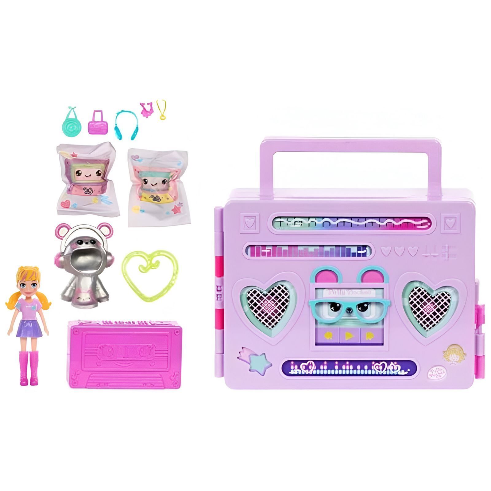 Polly Pocket Conjunto Festa Discoteca Fashion Reveal Mattel - HRD65