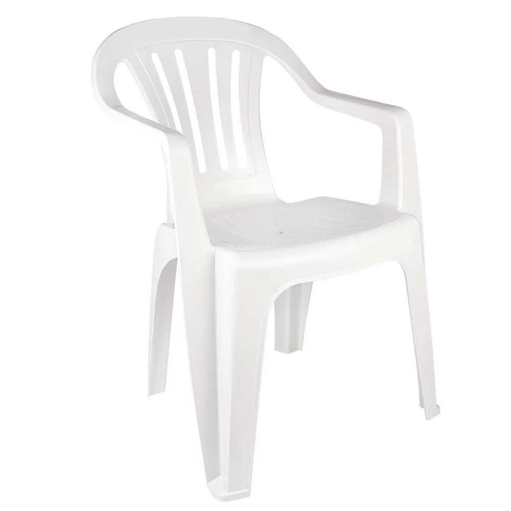 Cadeira De Plástico Mor Empilhável Bela Vista - Branco