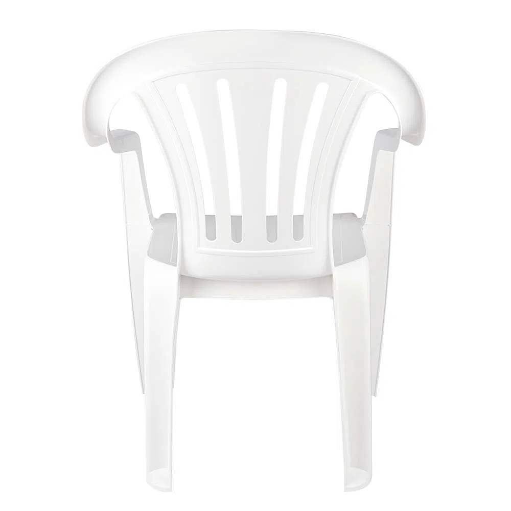 Cadeira De Plástico Mor Empilhável Bela Vista - Branco