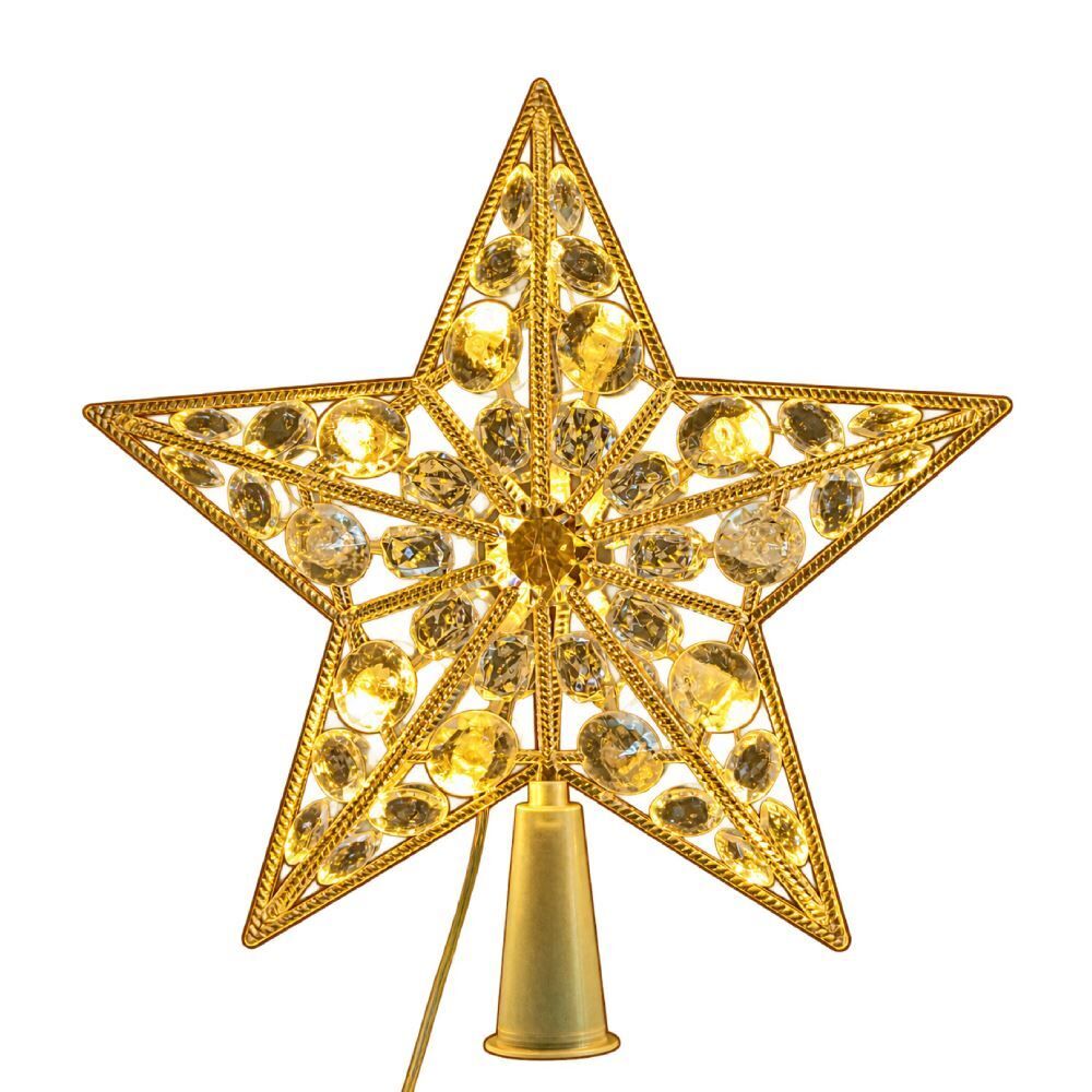 Ponteira de Estrela com Led 3000K 20Cm Lumina - 220V
