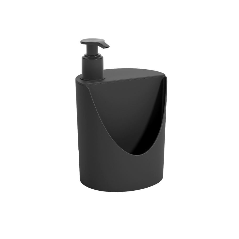 Porta Detergente Coza Basic 600Ml - Preto