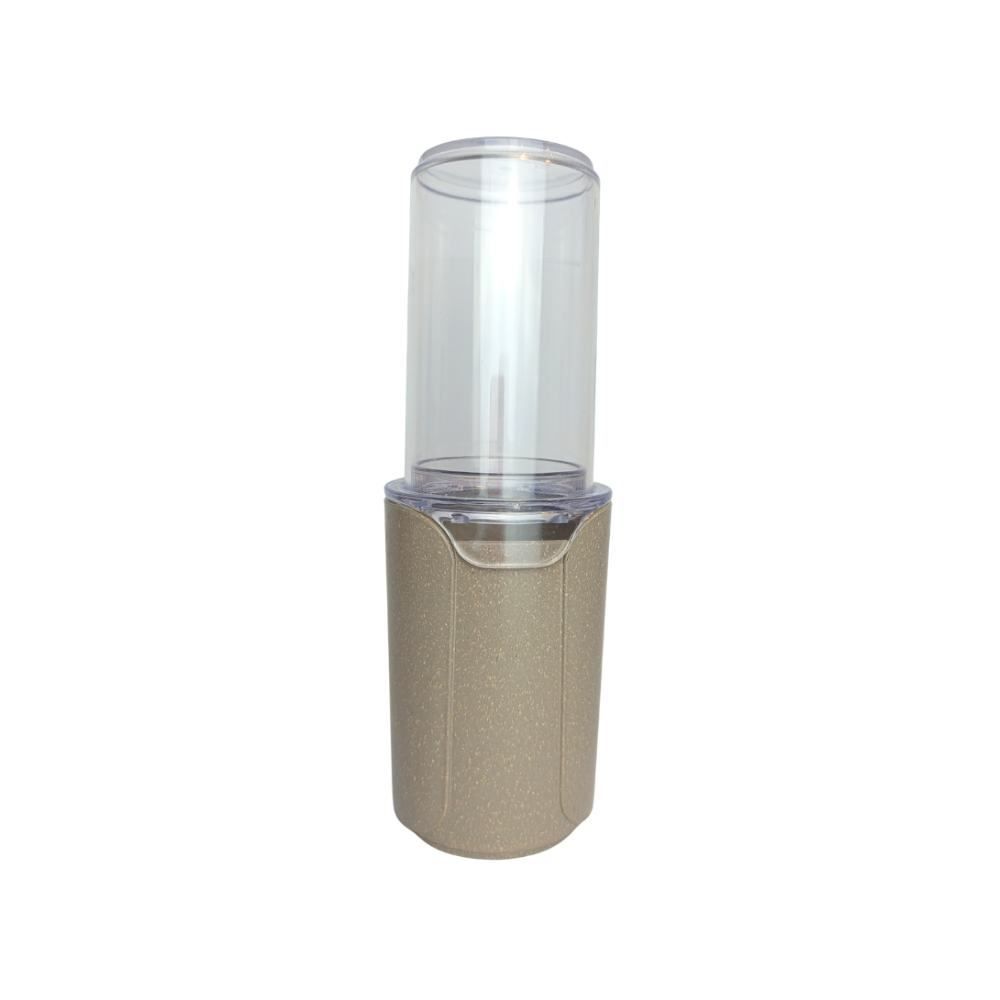 Porta Escova com Tampa Nature Evo Produtos - Cinza