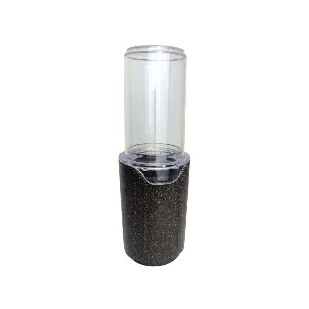 Porta Escova com Tampa Nature Evo Produtos - Preto