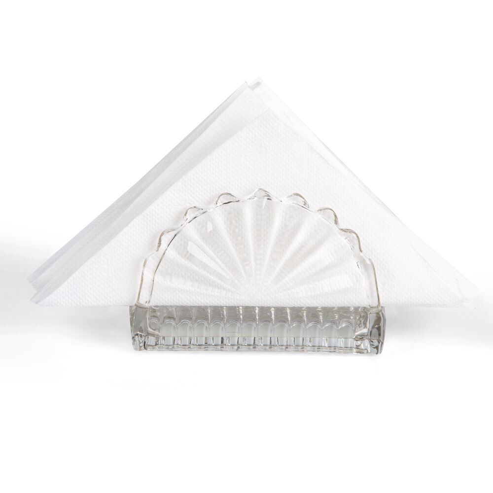 Porta Guardanapos de Vidro Lyor 12Cm - Transparente