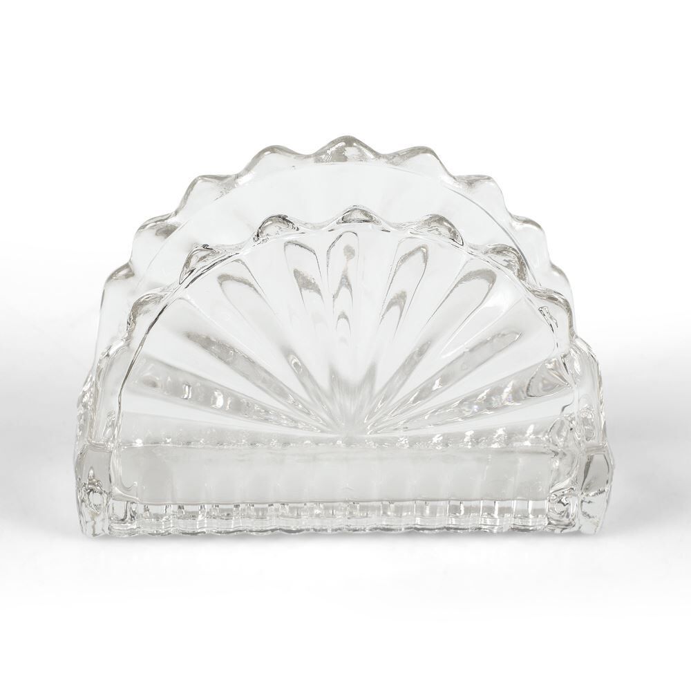 Porta Guardanapos de Vidro Lyor 12Cm - Transparente