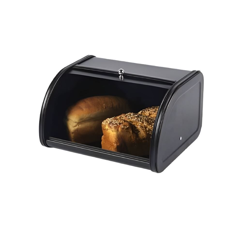 Porta Pão De Aço Manhattan Hauskraft 30 Cm - Preto
