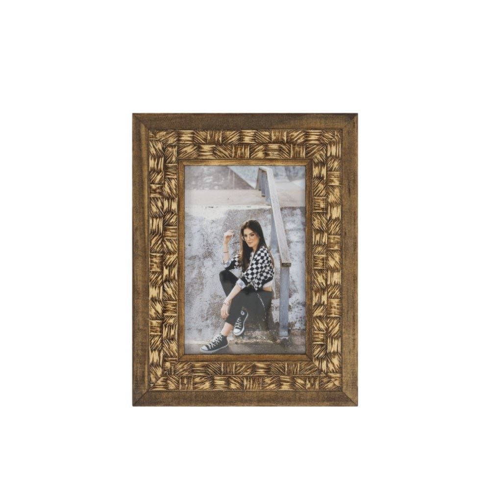 Porta Retrato De Madeira Bw Quadros 10X15cm - Coco