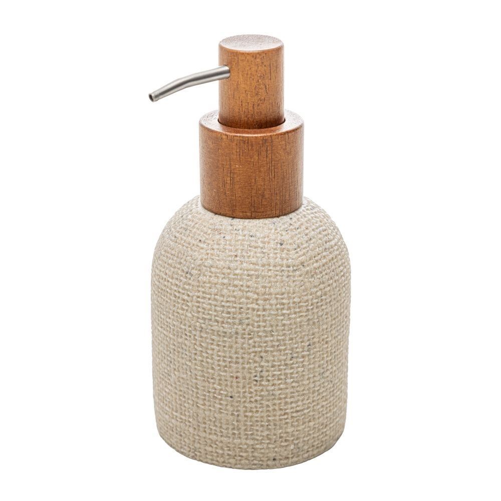 Porta Sabonete Líquido Linen 250Ml Wolff - BEGE