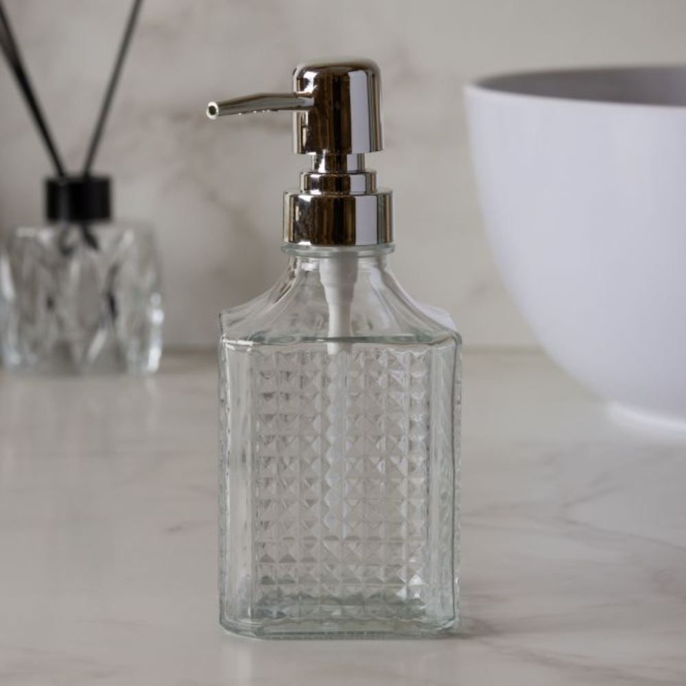 Porta Sabonete Vidro Líquido Spike 370Ml Wolff