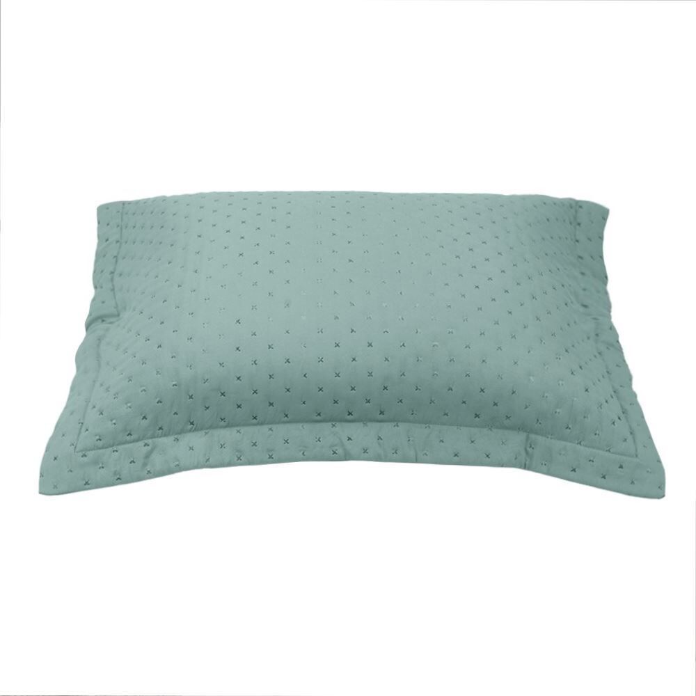 Porta Travesseiro 50X70 cm Elegance Havan Casa 1 Pç - Verde Capri