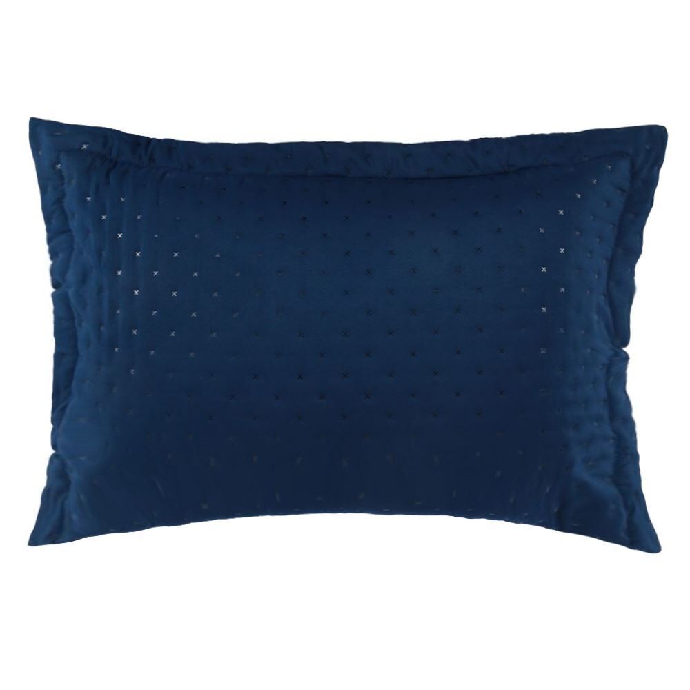 Porta Travesseiro 50X70 cm Elegance Havan Casa 1 Pç - Azul Oceano