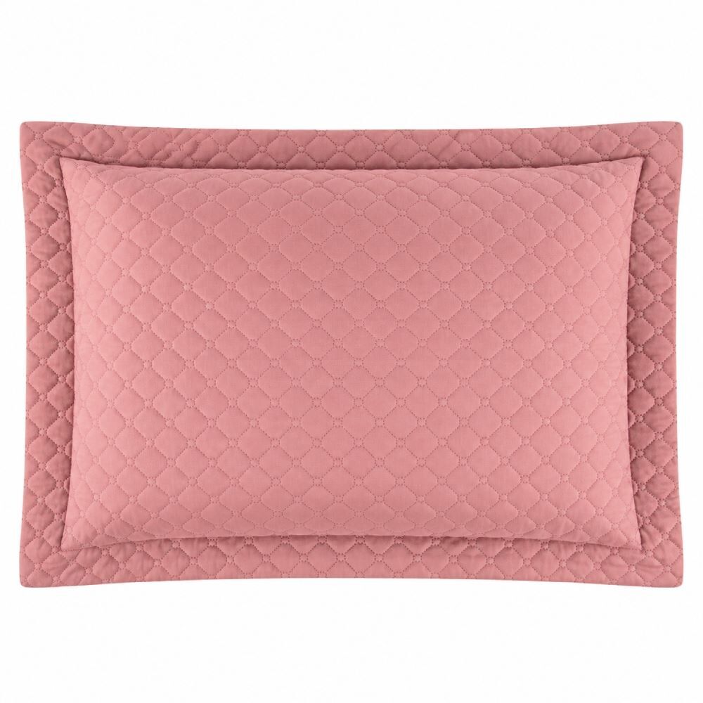 Porta Travesseiro Napoli Matelado 50Cm X 70Cm Havan Casa - Rosa Claro