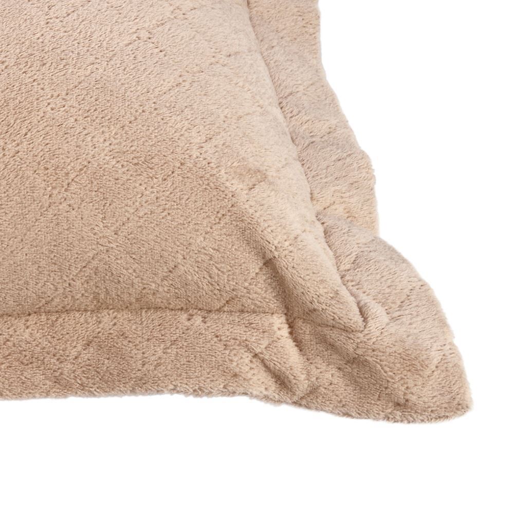 Porta Travesseiro Provence Plush Havan Casa - Bege