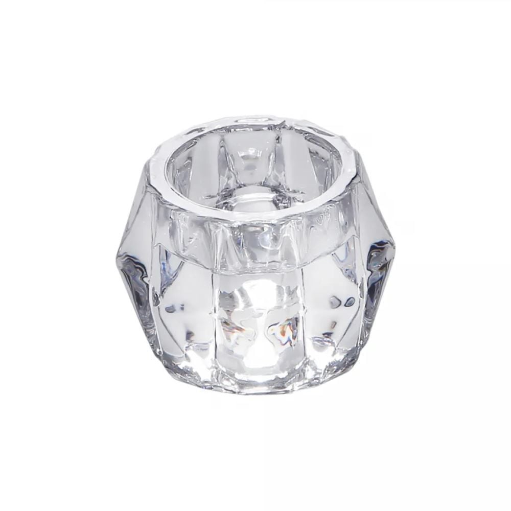 Porta Velas De Vidro Rojemac 7Cm - Transparente