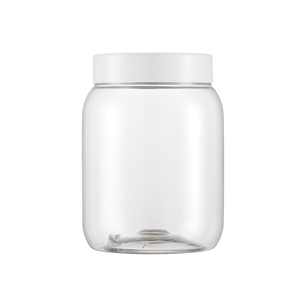 Pote com Tampa 1000Ml Bandeirante - Transparente