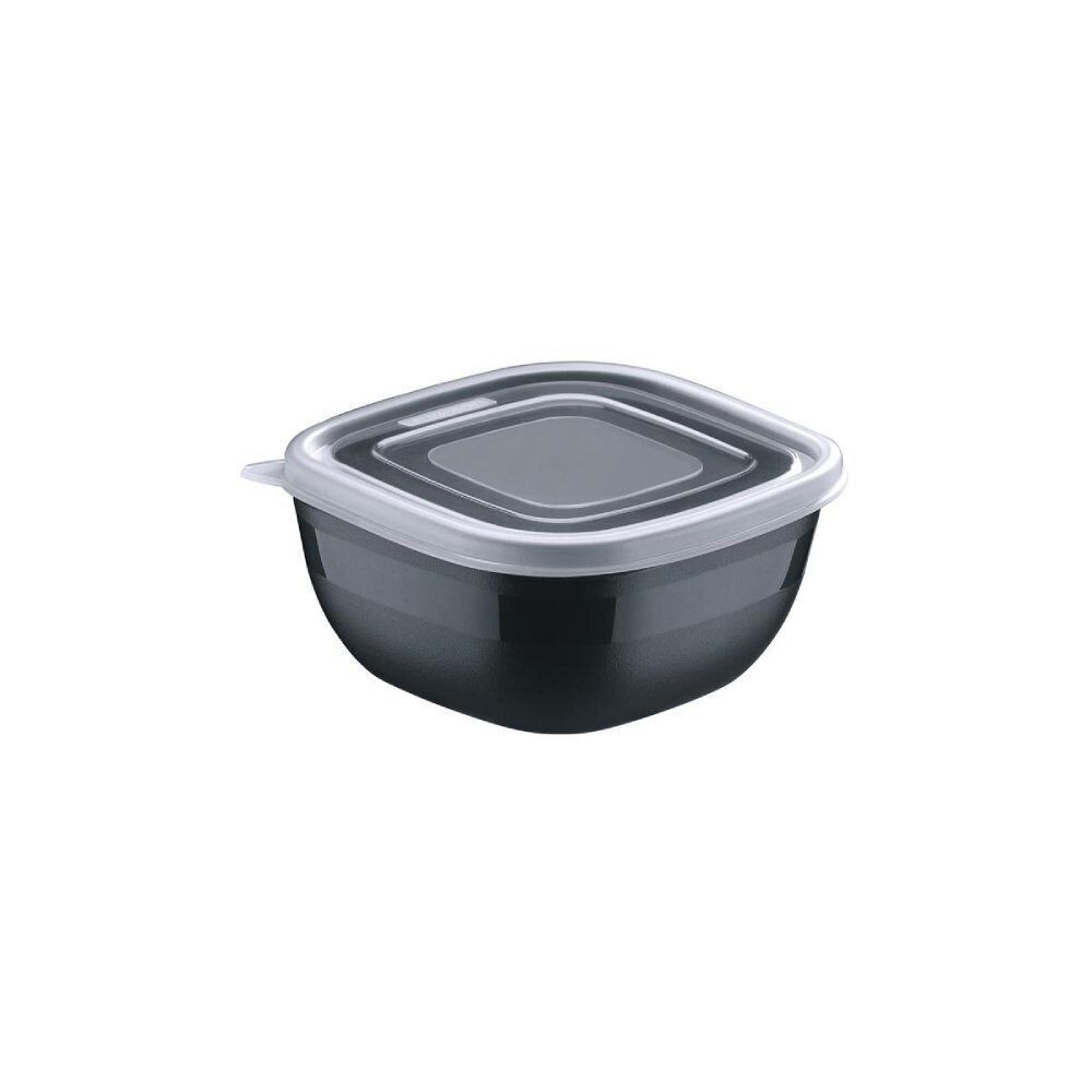 Pote Quadrado Mix Color Tramontina 300Ml - Preto