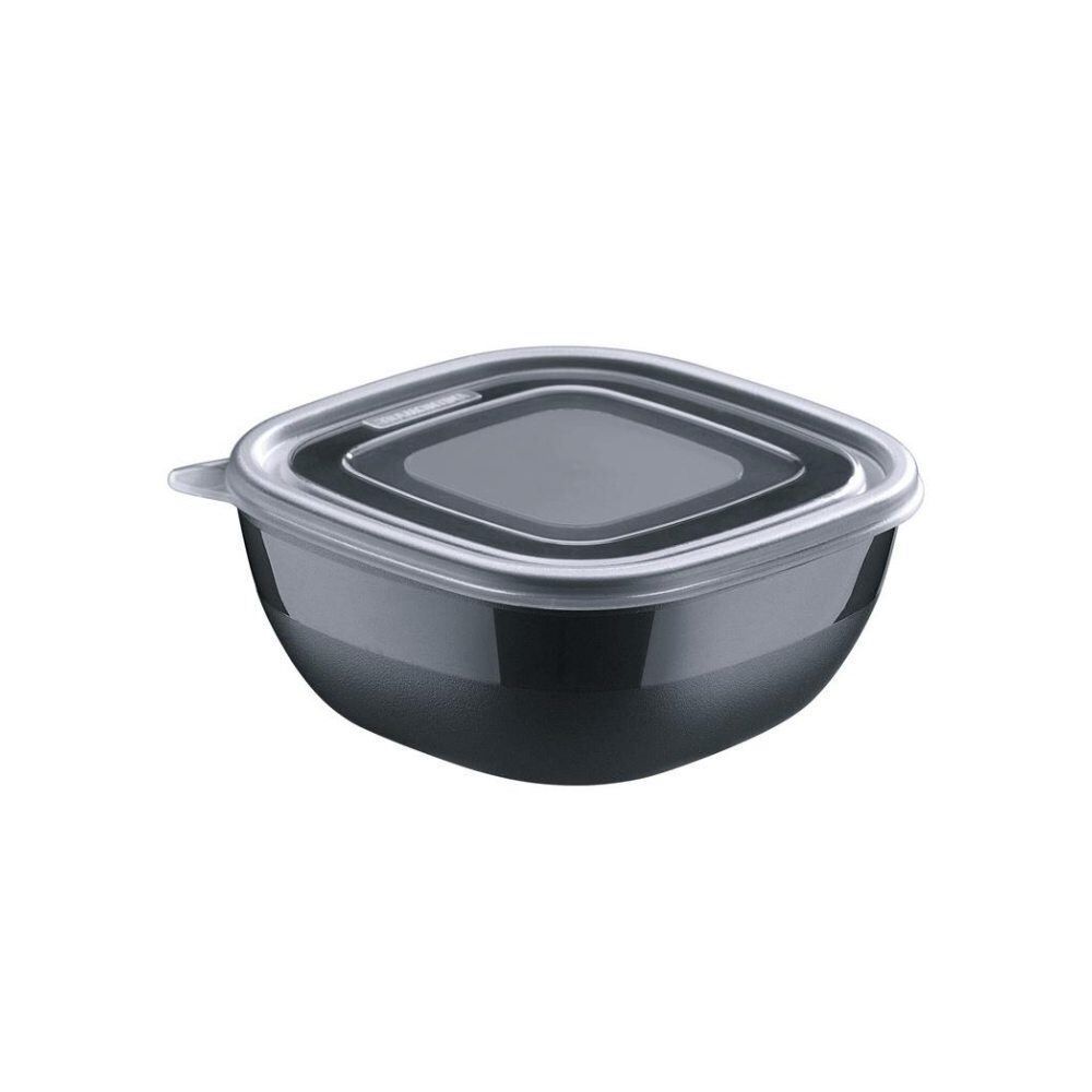 Pote Quadrado Mix Color Tramontina 600Ml - Preto
