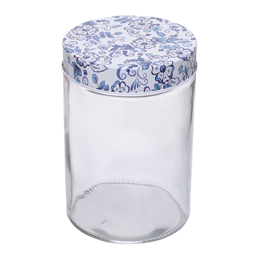 Pote de Vidro Celeste 1,2L Wolff