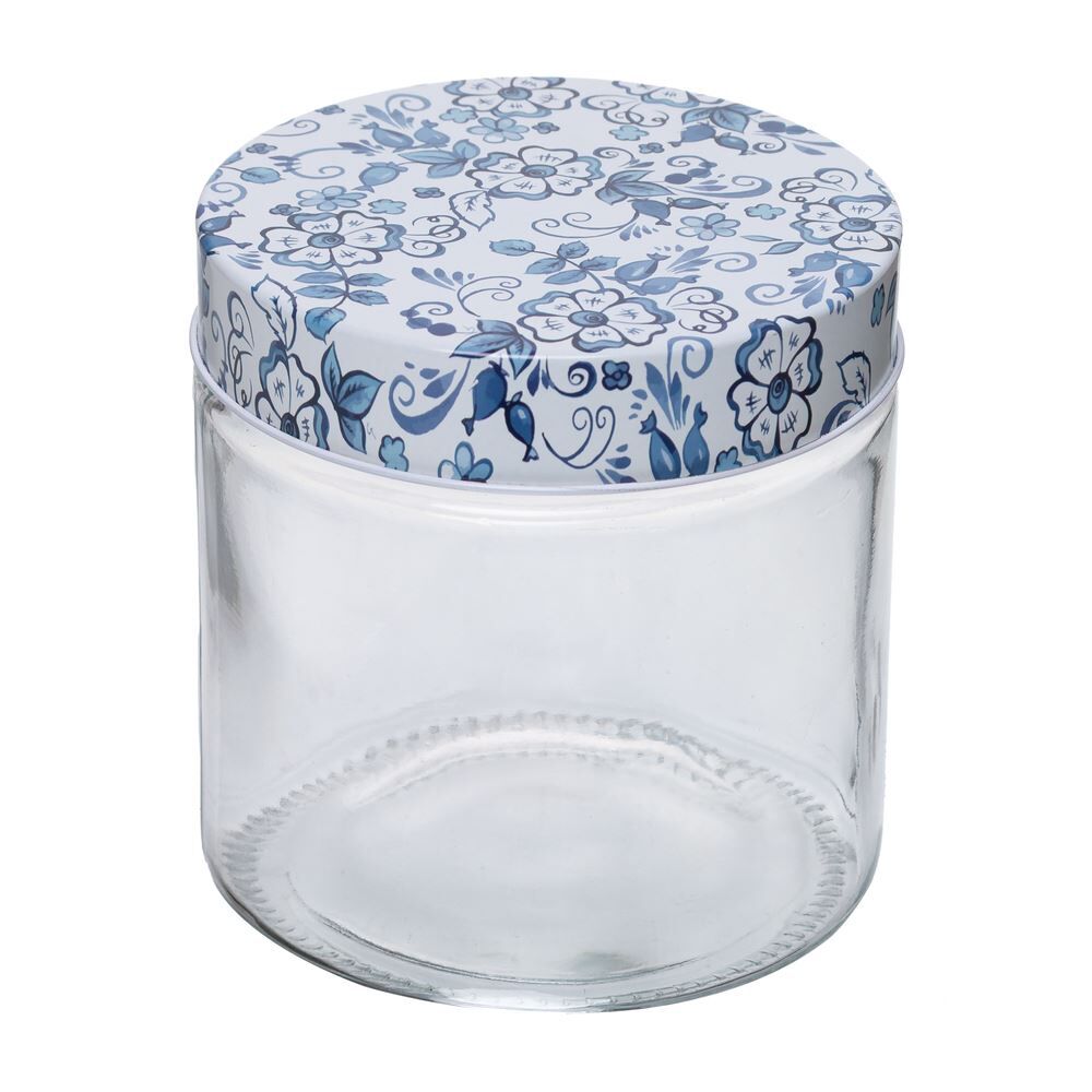 Pote de Vidro Celeste 800Ml Wolff