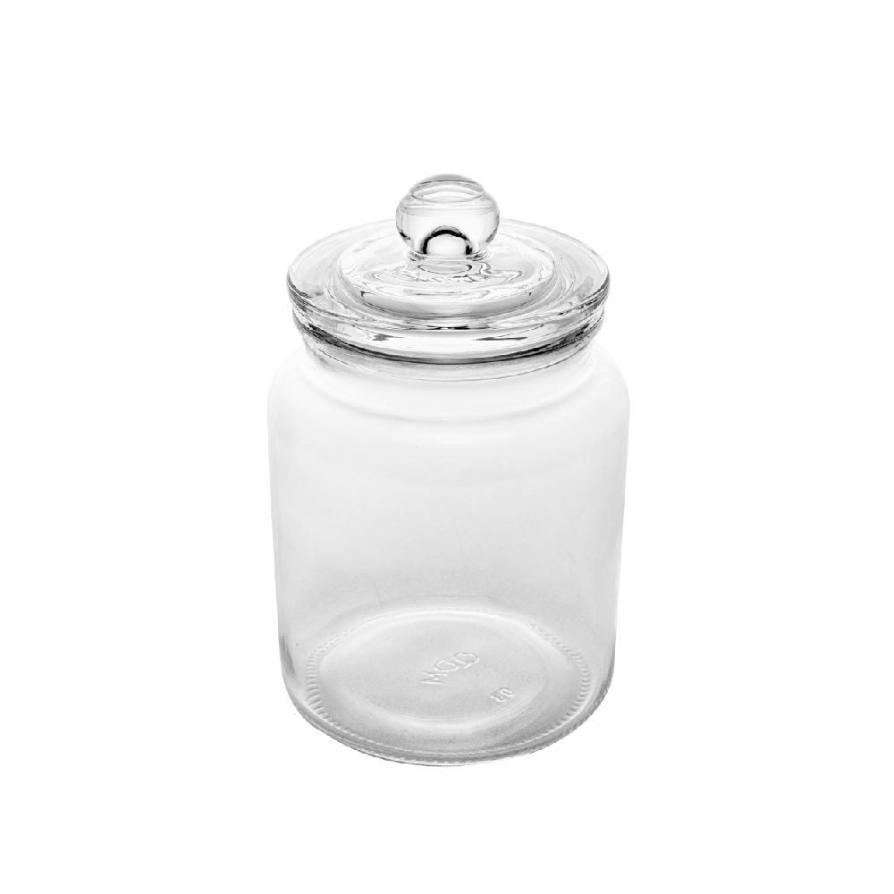Pote De Vidro Com Tampa Arena Lyor 750 Ml - Transparente
