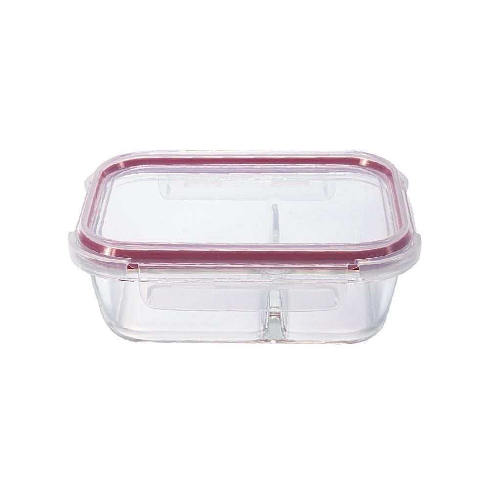 Pote Hermético com Divisória Havan Casa 600Ml - Vidro
