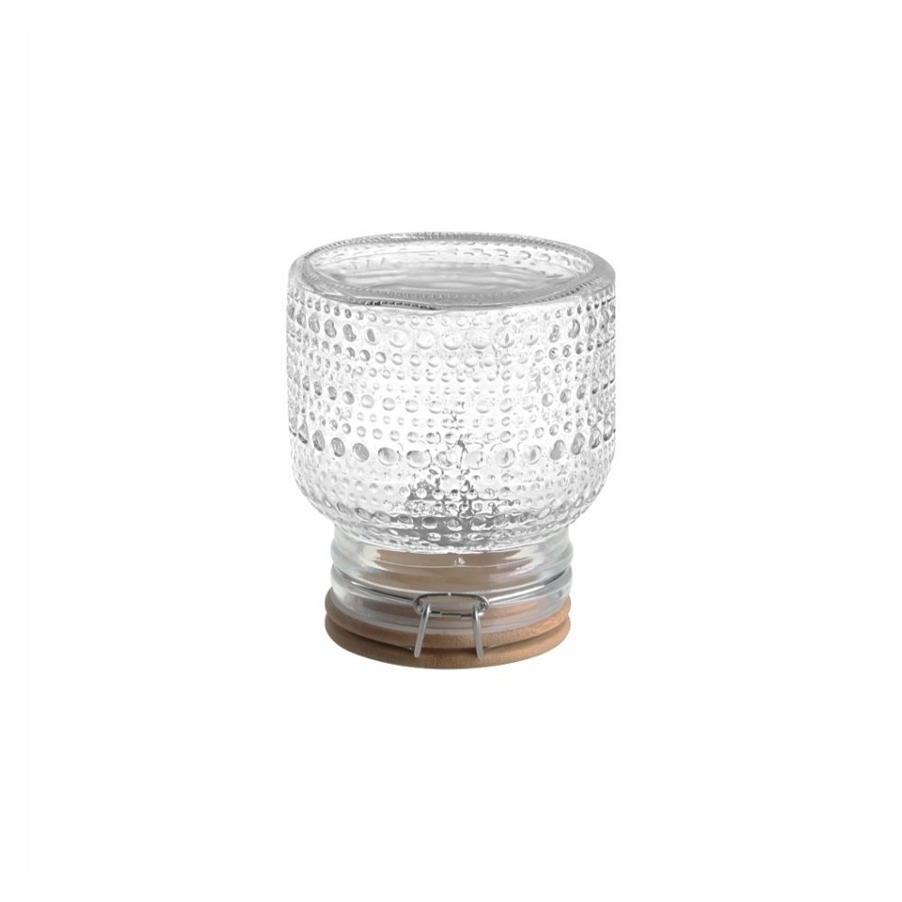 Pote Hermético Com Tampa De Bambu Havan Casa 600 Ml - Texturizado 