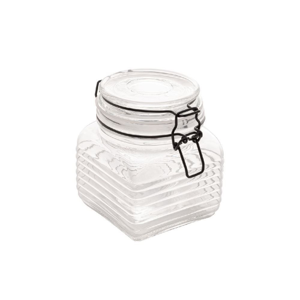 Pote Hermético Quadrado Lyor 750 Ml - Preto