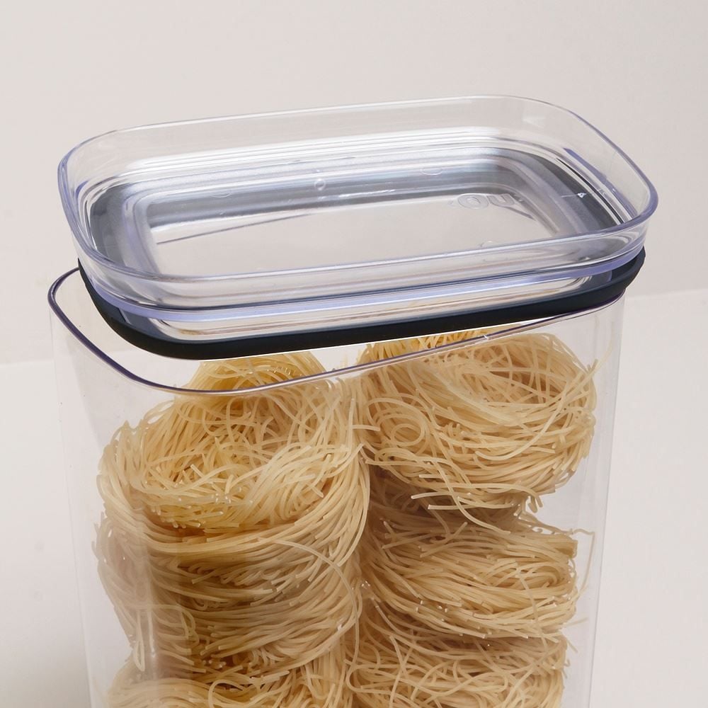 Pote Hermético Retangular Block Ou 2,3 Litros - Natural