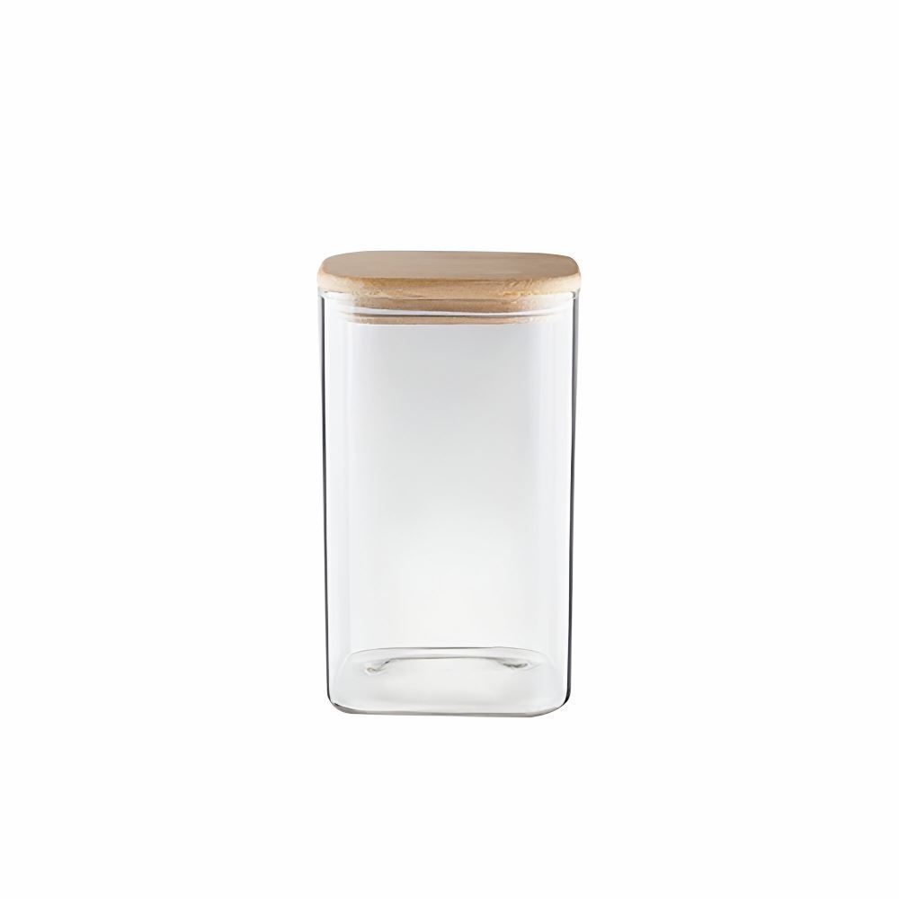 Pote Hermético Quadrado De Vidro Liege Hauskraft 500Ml