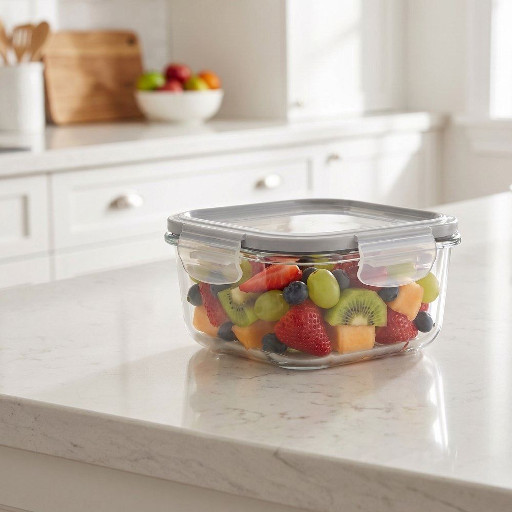Pote Hermético Quadrado Vedda Marinex - 540ml