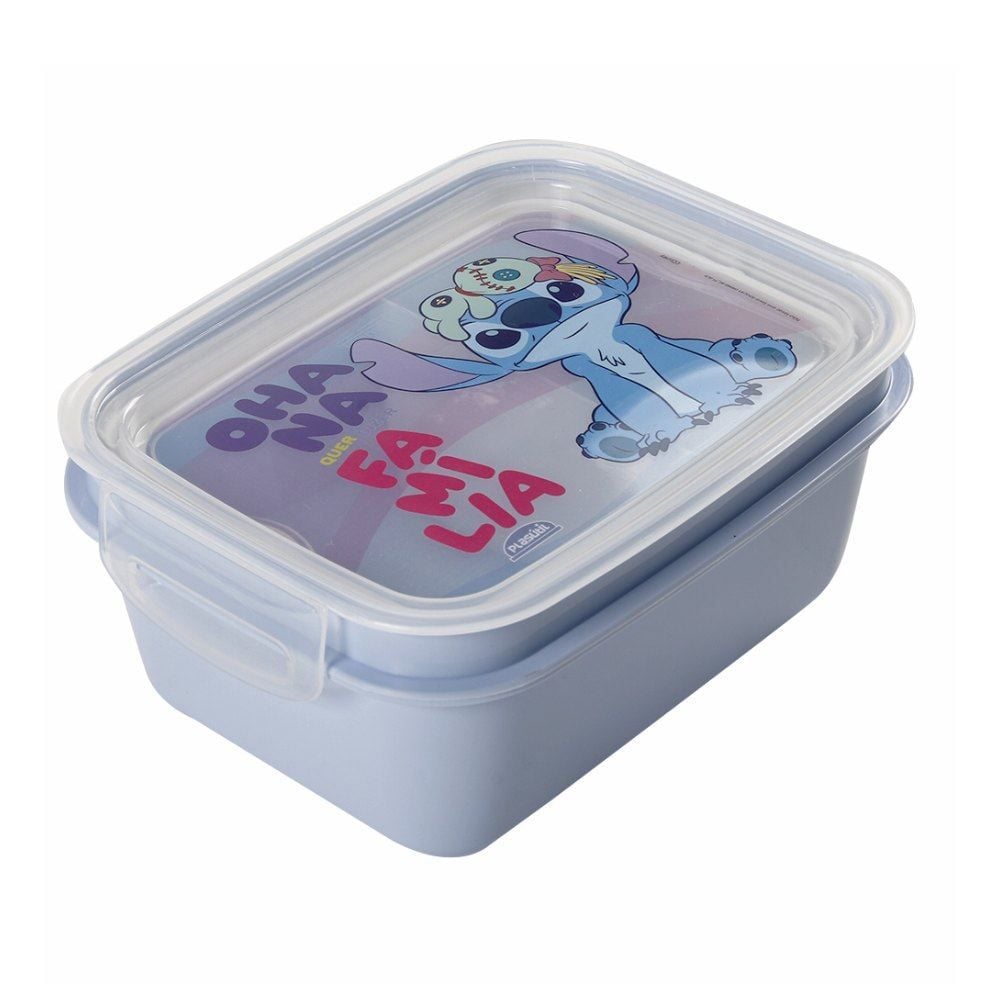 Pote Marmita Com Trava Stitch Plasútil 850Ml - Stitch