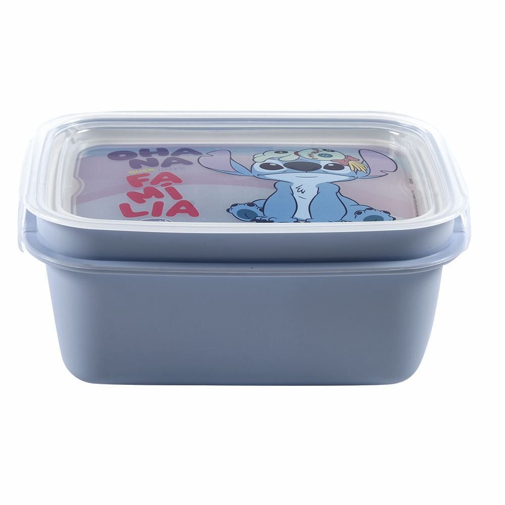 Pote Marmita Com Trava Stitch Plasútil 850Ml - Stitch