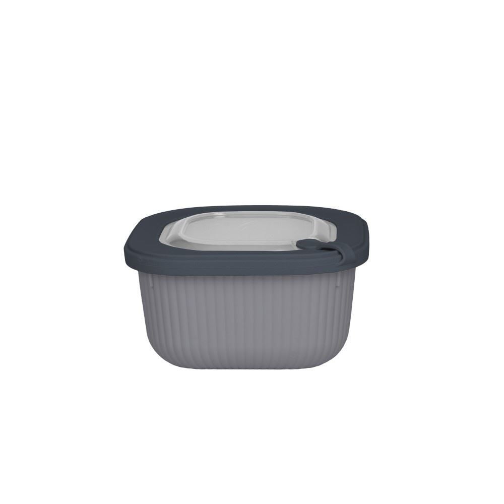 Pote Quadrado Camerata Havan Casa 600Ml - Cinza
