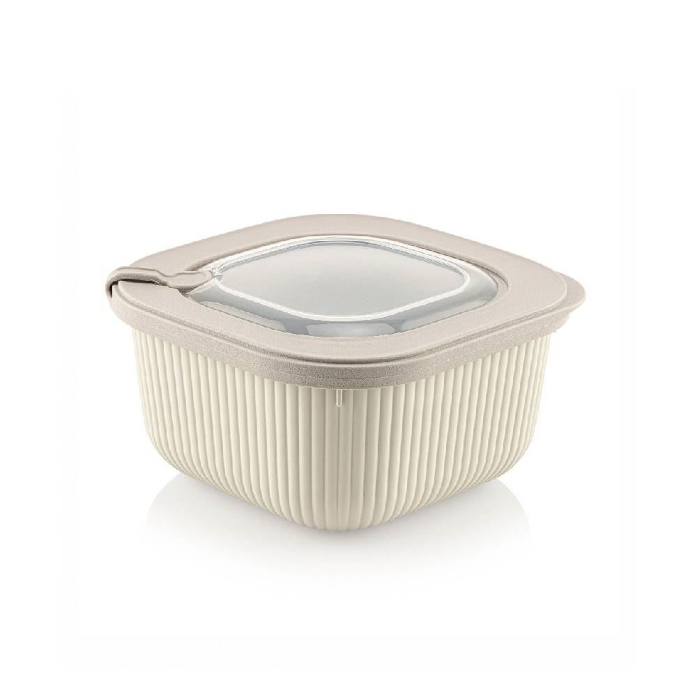 Pote Quadrado Camerata Havan Casa 600Ml - Bege