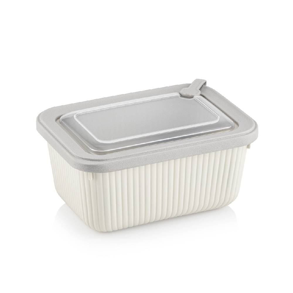 Pote Retangular Camerata Havan Casa 1,05 Litro - Bege