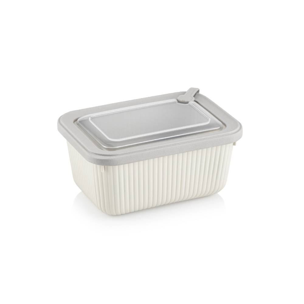 Pote Retangular Camerata Havan Casa 600Ml - Bege