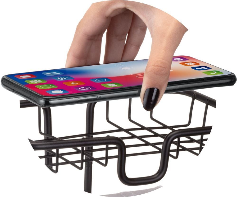 P/Pap Higien Chão C/Dispenser/Celular Black
