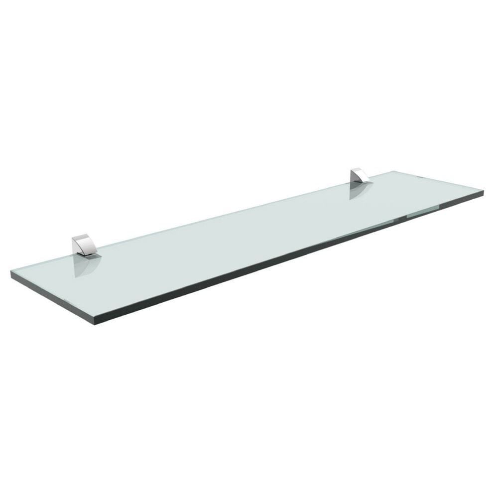 Prateleira Vidro 15X60cm Suporte Cromado Prat-K - 08617.004