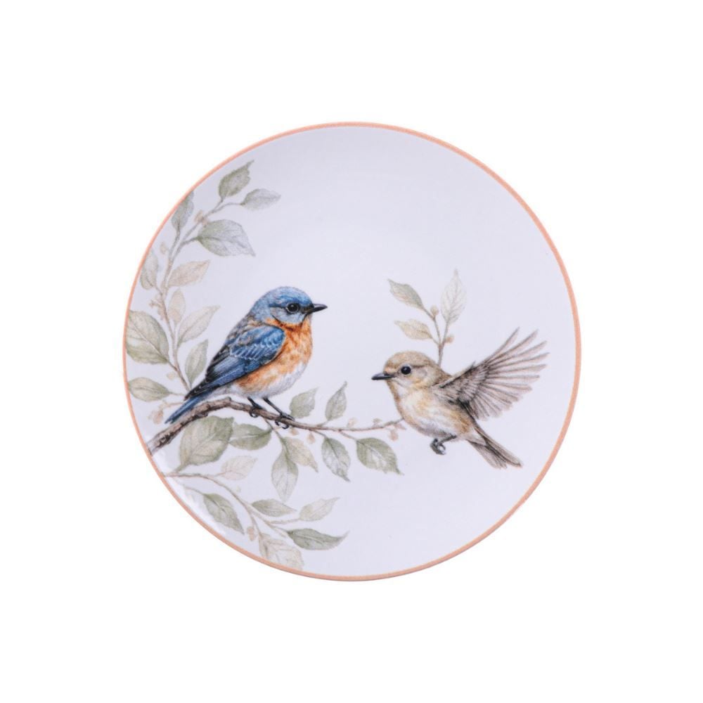 Prato de Sobremesa 19Cm Porcelana Jardim Tramontina - JARDIM