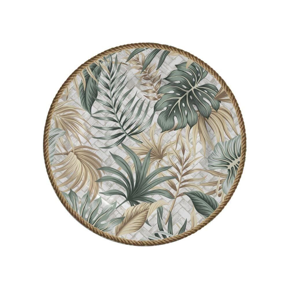 Prato de Sobremesa Acetinado Eudora Alleanza 19,5Cm - Cerâmica
