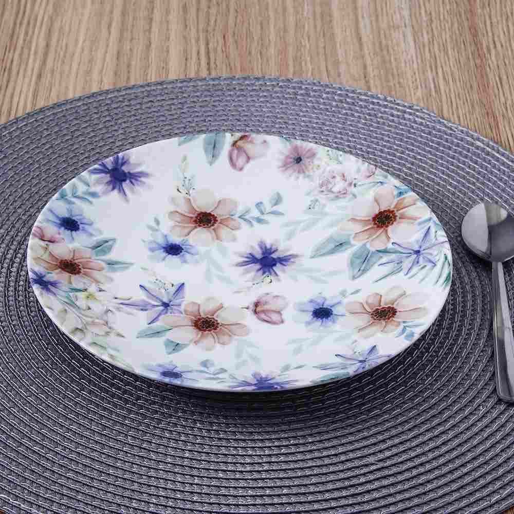 Prato De Sobremesa Floratta Tramontina 21Cm - Porcelana
