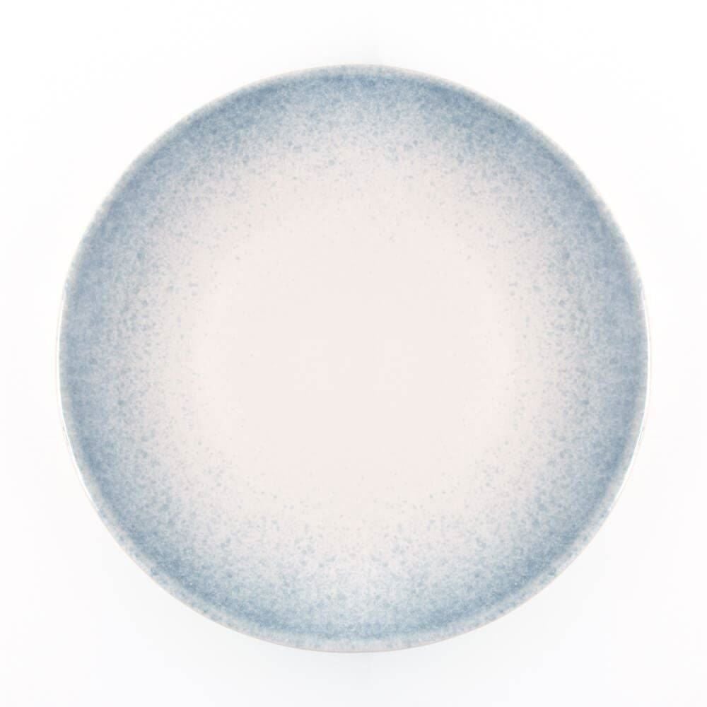 Prato de Sobremesa Ivy Azul Havan Casa 21Cm - Cerâmica
