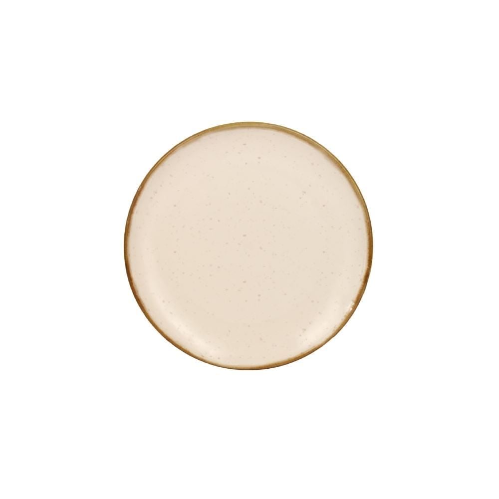 Prato De Sobremesa Luxor Havan Casa 19,5Cm - Bege