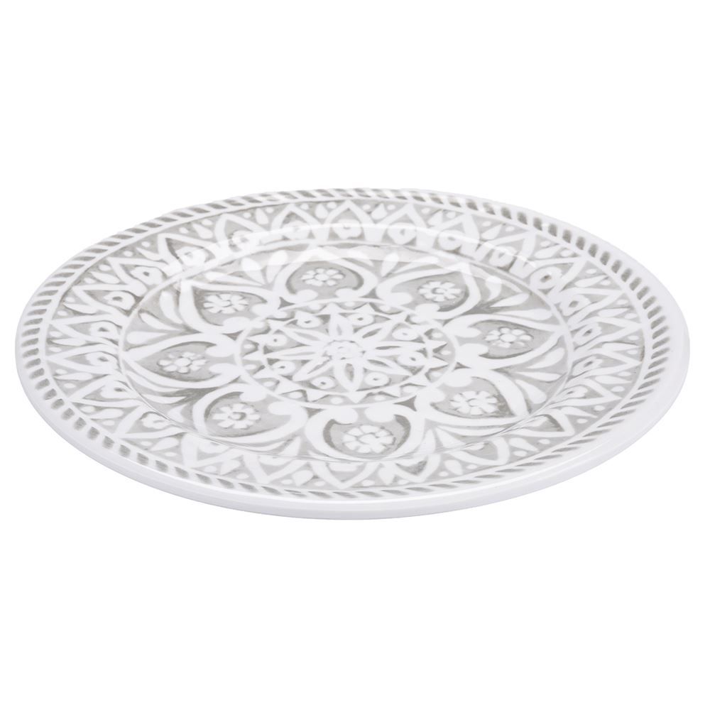 Prato De Sobremesa Melamina Havan Casa 20Cm - Boho