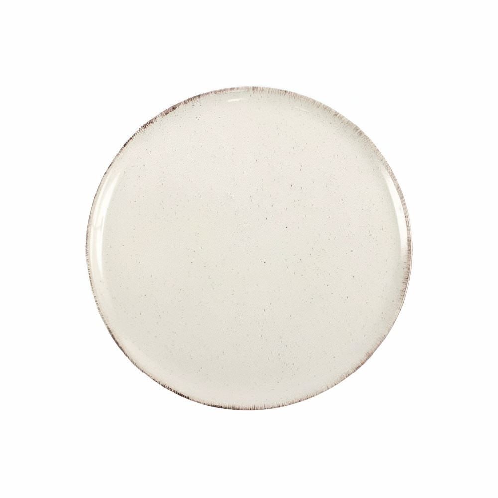 Prato De Sobremesa Naturalle Off White Havan Casa 21Cm - Cerâmica